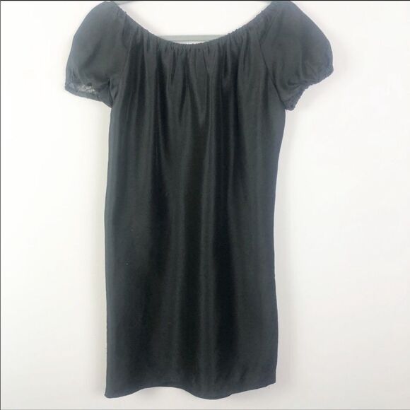 TIBI | Floral Print Black Puff Sleeve Dress XS - Picture 6 of 9